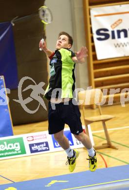 Badminton Bundesliga. ASKOE Kelag Kaernten gegen WBH Wien. Dominik Trojan. Klagenfurt, 28.1.2012.
Foto: Kuess
---
pressefotos, pressefotografie, kuess, qs, qspictures, sport, bild, bilder, bilddatenbank