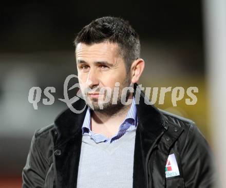 Fussball. Erste Liga.  WAC/St. Andrae gegen BW Linz. Trainer Nenad Bjelica (WAC). Wolfsberg, 2.3.2012. 
Foto: Kuess

---
pressefotos, pressefotografie, kuess, qs, qspictures, sport, bild, bilder, bilddatenbank