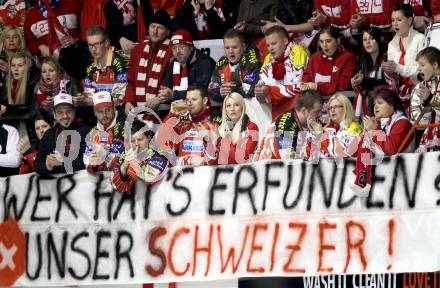 EBEL. Eishockey Bundesliga. KAC gegen KHL Medvescak Zagreb. Fans. Klagenfurt, am 8.3.2012.
Foto: Kuess

---
pressefotos, pressefotografie, kuess, qs, qspictures, sport, bild, bilder, bilddatenbank