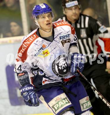 EBEL. Eishockey Bundesliga. KAC gegen KHL Medvescak Zagreb. Geoff Waugh (Zagreb). Klagenfurt, am 8.3.2012.
Foto: Kuess

---
pressefotos, pressefotografie, kuess, qs, qspictures, sport, bild, bilder, bilddatenbank