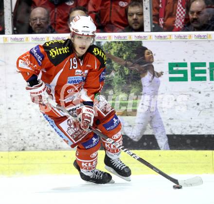 EBEL. Eishockey Bundesliga. KAC gegen KHL Medvescak Zagreb. Stephan Geier (KAC). Klagenfurt, am 8.3.2012.
Foto: Kuess

---
pressefotos, pressefotografie, kuess, qs, qspictures, sport, bild, bilder, bilddatenbank