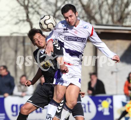 Fussball Regionalliga. SAK gegen St. Florian. Murat Veliu (SAK), Max Babler (St. Florian). Klagenfurt, am 10.3.2012.
Foto: Kuess
---
pressefotos, pressefotografie, kuess, qs, qspictures, sport, bild, bilder, bilddatenbank