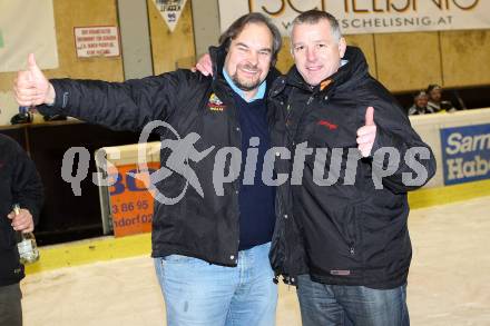 Eishockey. CHL. Carinthian Hockey League. Tarco Woelfe gegen Velden.
Bruno Tarmann, Trainer Hans Sulzer.  Klagenfurt, am 10.3.2012.
Foto: Kuess
---
pressefotos, pressefotografie, kuess, qs, qspictures, sport, bild, bilder, bilddatenbank