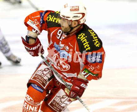 EBEL. Eishockey Bundesliga. KAC gegen KHL Medvescak Zagreb. Joey Joseph  Tenute (KAC). Klagenfurt, am 13.3.2012.
Foto: Kuess

---
pressefotos, pressefotografie, kuess, qs, qspictures, sport, bild, bilder, bilddatenbank