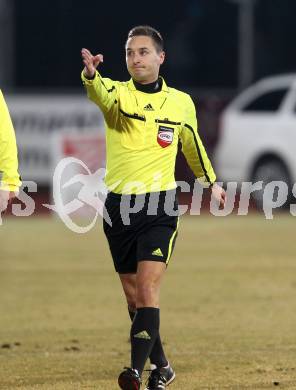 Fussball. Erste Liga.  WAC/St. Andrae gegen SC Austria Lustenau. Schiedsrichter Andreas Feichtinger. Wolfsberg, 16.3.2012. 
Foto: Kuess

---
pressefotos, pressefotografie, kuess, qs, qspictures, sport, bild, bilder, bilddatenbank