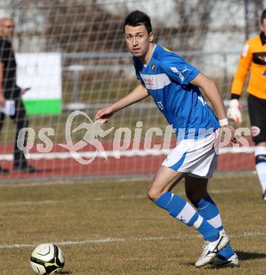 Fussball Regionalliga. VSV gegen KSV Kapfenberg Amateure. Dejan Kecanovic (VSV). Villach, am 17.3.2012.
Foto: Kuess
---
pressefotos, pressefotografie, kuess, qs, qspictures, sport, bild, bilder, bilddatenbank