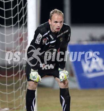 Fussball. Erste Liga.  WAC/St. Andrae gegen SC Austria Lustenau. Alexander Kofler (Lustenau). Wolfsberg, 16.3.2012. 
Foto: Kuess

---
pressefotos, pressefotografie, kuess, qs, qspictures, sport, bild, bilder, bilddatenbank