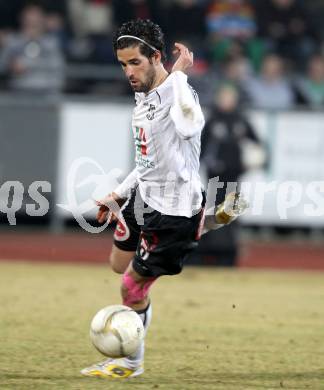 Fussball. Erste Liga.  WAC/St. Andrae gegen SC Austria Lustenau. Jacobo (WAC). Wolfsberg, 16.3.2012. 
Foto: Kuess

---
pressefotos, pressefotografie, kuess, qs, qspictures, sport, bild, bilder, bilddatenbank