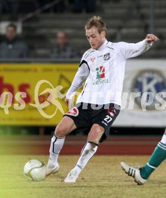 Fussball. Erste Liga.  WAC/St. Andrae gegen SC Austria Lustenau. Danijel Micic (WAC). Wolfsberg, 16.3.2012. 
Foto: Kuess

---
pressefotos, pressefotografie, kuess, qs, qspictures, sport, bild, bilder, bilddatenbank