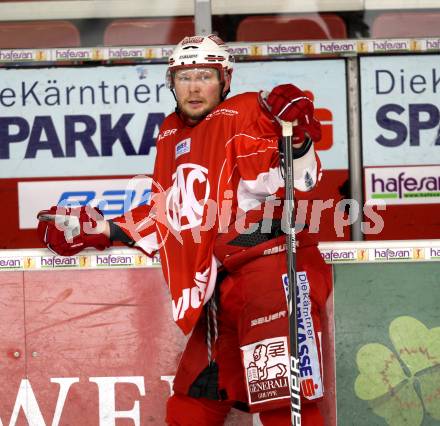 EBEL. Eishockey Bundesliga. KAC. Mike Siklenka. Klagenfurt, 21.3.2012.
Foto: Kuess
---
pressefotos, pressefotografie, kuess, qs, qspictures, sport, bild, bilder, bilddatenbank