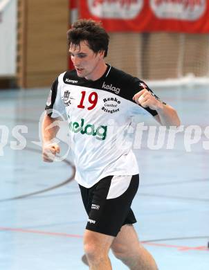 Handball Bundesliga. HC Kelag Kaernten gegen SC Ferlach. Jubel Primoz Drozina (SCF). Viktring, am 24.3.2012.
Foto: Kuess
---
pressefotos, pressefotografie, kuess, qs, qspictures, sport, bild, bilder, bilddatenbank