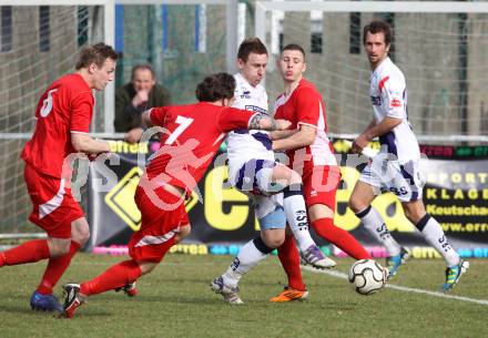 Fussball Regionalliga. SAK gegen Leoben.  Darijo Biscan, (SAK), Fergely Fuefza, Marcel Derndorfer  (Leoben). Klagenfurt, 24.3.2012.
Foto: Kuess
---
pressefotos, pressefotografie, kuess, qs, qspictures, sport, bild, bilder, bilddatenbank