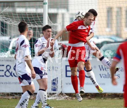 Fussball Regionalliga. SAK gegen Leoben. Patrick Lausegger,  Murat Veliu   (SAK). Klagenfurt, 24.3.2012.
Foto: Kuess
---
pressefotos, pressefotografie, kuess, qs, qspictures, sport, bild, bilder, bilddatenbank