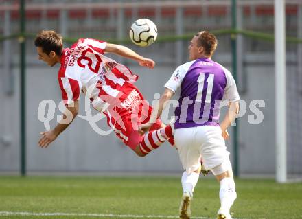 Fussball Regionalliga. SK Austria Klagenfurt gegen GAK. Christoph Mattes, (Austira Klagenfurt), Christian Schilling (GAK). Klagenfurt, 25.3.2012
Foto: Kuess

---
pressefotos, pressefotografie, kuess, qs, qspictures, sport, bild, bilder, bilddatenbank