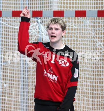 Handball Bundesliga. HC Kelag Kaernten gegen SC Ferlach. Matthias Meleschnig (SCF). Viktring, am 24.3.2012.
Foto: Kuess
---
pressefotos, pressefotografie, kuess, qs, qspictures, sport, bild, bilder, bilddatenbank