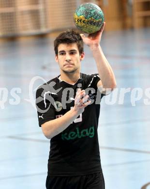 Handball Bundesliga. HC Kelag Kaernten gegen SC Ferlach. Thomas Wulz (HCK). Viktring, am 24.3.2012.
Foto: Kuess
---
pressefotos, pressefotografie, kuess, qs, qspictures, sport, bild, bilder, bilddatenbank