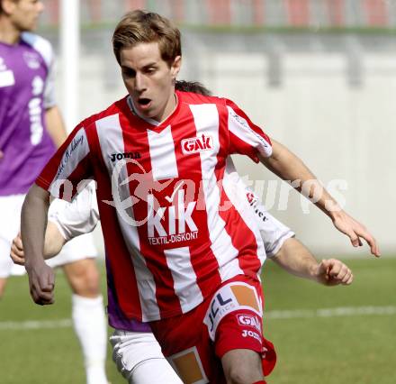 Fussball Regionalliga. SK Austria Klagenfurt gegen GAK. Stefan Nutz (GAK). Klagenfurt, 25.3.2012
Foto: Kuess

---
pressefotos, pressefotografie, kuess, qs, qspictures, sport, bild, bilder, bilddatenbank