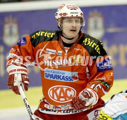 EBEL. Eishockey Bundesliga. KAC gegen EHC LIWEST Black Wings Linz. David Schuller (KAC). Klagenfurt, am 25.3.2012.
Foto: Kuess

---
pressefotos, pressefotografie, kuess, qs, qspictures, sport, bild, bilder, bilddatenbank