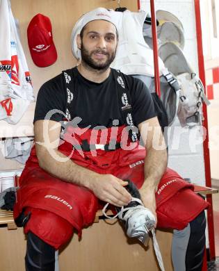 EBEL. Eishockey Bundesliga. KAC. Andy Chiodo. Klagenfurt, am 24.3.2012.
Foto: Kuess

---
pressefotos, pressefotografie, kuess, qs, qspictures, sport, bild, bilder, bilddatenbank