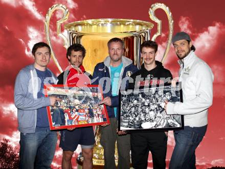 Eishockey. KAC. Dieter Graf-Neureiter (Mentaltrainer), Schuller David, Reichel Johannes, Brandner Christoph, Schellander Paul. Klagenfurt, 19.3.2012.
Foto: kuess
---
pressefotos, pressefotografie, kuess, qs, qspictures, sport, bild, bilder, bilddatenbank