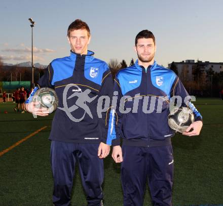 Fussball. Unterliga Ost. Welzenegg. Nico Hrstic, Stephan Buergler. Klagenfurt, 13.3.2012.
Foto: Kuess
---
pressefotos, pressefotografie, kuess, qs, qspictures, sport, bild, bilder, bilddatenbank