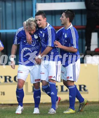 Fussball. Regionalliga. Treibach gegen Feldkirchen SV. Torjubel Alexander Lessnigg (Treibach), (Feldkirchen). Treibach, 30.3.2012.
Foto: Kuess
---
pressefotos, pressefotografie, kuess, qs, qspictures, sport, bild, bilder, bilddatenbank