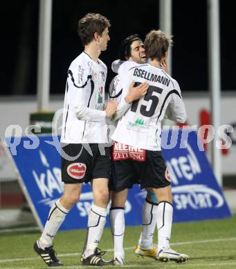 Fussball. Erste Liga.  WAC/St. Andrae gegen SKN St. Poelten. Torjubel Jacobo (WAC). Wolfsberg, 2.4.2012. 
Foto: Kuess

---
pressefotos, pressefotografie, kuess, qs, qspictures, sport, bild, bilder, bilddatenbank