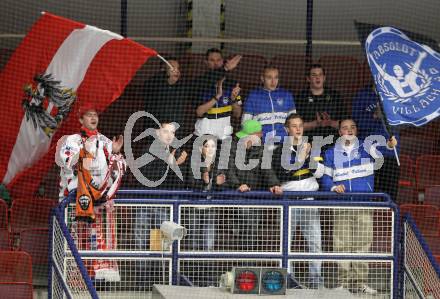 Eishockey Laenderspiel. Oesterreich gegen Weissrussland. Fans. Klagenfurt, am 6.4.2012.
Foto: Kuess

---
pressefotos, pressefotografie, kuess, qs, qspictures, sport, bild, bilder, bilddatenbank