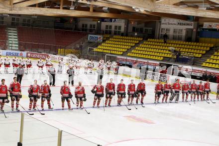 Eishockey Laenderspiel. Oesterreich gegen Weissrussland. (Oesterreich), (Weissrussland). Klagenfurt, am 6.4.2012.
Foto: Kuess

---
pressefotos, pressefotografie, kuess, qs, qspictures, sport, bild, bilder, bilddatenbank