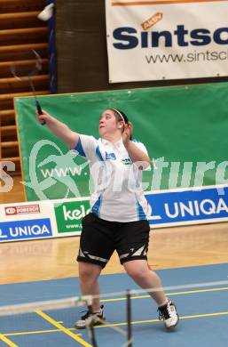 Badminton. ASKOE Kelag Kaernten gegen Pressbaum. Belinda Heber. Klagenfurt, 31.3.2012.
Foto: Kuess
---
pressefotos, pressefotografie, kuess, qs, qspictures, sport, bild, bilder, bilddatenbank