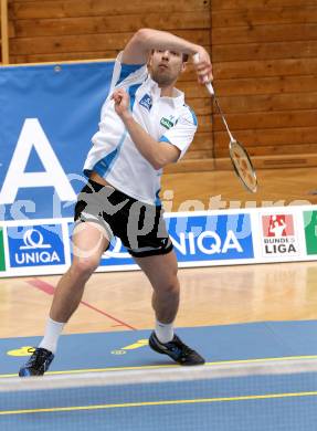 Badminton. ASKOE Kelag Kaernten gegen Pressbaum. Krasimir Yankov. Klagenfurt, 31.3.2012.
Foto: Kuess
---
pressefotos, pressefotografie, kuess, qs, qspictures, sport, bild, bilder, bilddatenbank