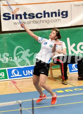 Badminton. ASKOE Kelag Kaernten gegen Pressbaum. Qi Xuefei. Klagenfurt, 31.3.2012.
Foto: Kuess
---
pressefotos, pressefotografie, kuess, qs, qspictures, sport, bild, bilder, bilddatenbank