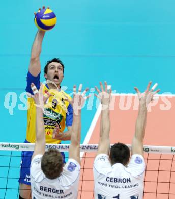 Volleyball. MEVZA. SK Aich/Dob gegen Hypo Tirol Volleyballteam. Grut Andrej (Aich/Dob). Bleiburg, am 16.4.2012.
Foto: Kuess 


---
pressefotos, pressefotografie, kuess, qs, qspictures, sport, bild, bilder, bilddatenbank