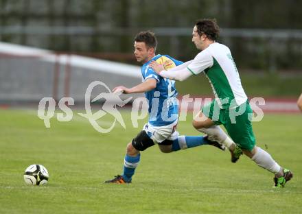 Fussball Regionalliga. VSV gegen DSV Leoben. Patrick Striednig,  (VSV), Gergely Fuefza (Leoben). Villach, 20.4.2012.
Fotos: Kuess
---
pressefotos, pressefotografie, kuess, qs, qspictures, sport, bild, bilder, bilddatenbank