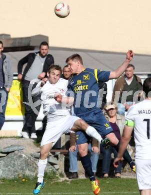 Fussball Kaerntner Liga. ATUS Ferlach gegen St. Veit/Glan. Martin Trattnig, (Ferlach), Sebastian Schmid (St. Veit). Ferlach, 21.4.2012.
Fotos: kuess
---
pressefotos, pressefotografie, kuess, qs, qspictures, sport, bild, bilder, bilddatenbank