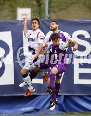 Fussball Regionalliga. SAK gegen SK Austria Klagenfurt. Grega Triplat, (SAK), Christian Sablatnig, Oliver Pusztai (Austria Klagenfurt).  Klagenfurt, 21.4.2012
Foto: Kuess

---
pressefotos, pressefotografie, kuess, qs, qspictures, sport, bild, bilder, bilddatenbank