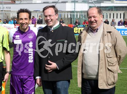 Fussball Regionalliga. SAK gegen SK Austria Klagenfurt. Matthias Dollinger, Harald Dobernig, Marjan Sturm.  Klagenfurt, 21.4.2012
Foto: Kuess

---
pressefotos, pressefotografie, kuess, qs, qspictures, sport, bild, bilder, bilddatenbank