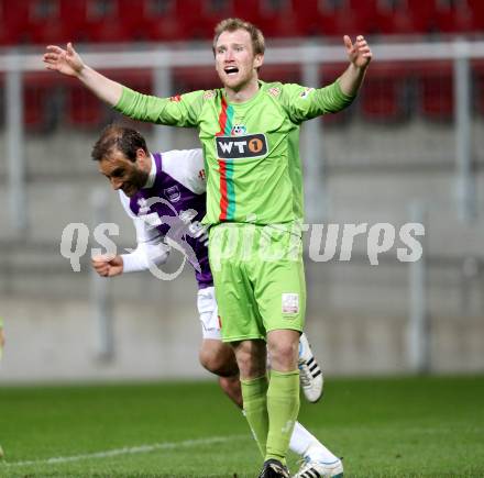 Fussball Regionalliga. SK Austria Klagenfurt gegen Wels FC. Torjubel Marco Reich (Austria Klagenfurt).  Klagenfurt, 25.4.2012
Foto: Kuess

---
pressefotos, pressefotografie, kuess, qs, qspictures, sport, bild, bilder, bilddatenbank