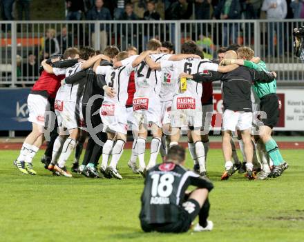 Fussball. Erste Liga.  WAC/St. Andrae gegen SCR Altach. Jubel WAC. Wolfsberg, 27.4.2012. 
Foto: Kuess

---
pressefotos, pressefotografie, kuess, qs, qspictures, sport, bild, bilder, bilddatenbank