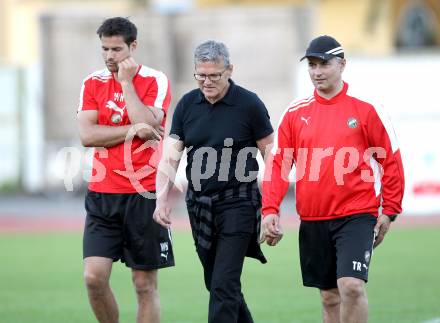 Fussball Regionalliga. VSV gegen Vorwaerts Steyr. Tormanntrainer Heinz Weber, Trainer Guenther Kronsteiner, Co-Trainer Zeljko Caculovic (VSV). Villach, 28.4.2012.
Foto: Kuess
---
pressefotos, pressefotografie, kuess, qs, qspictures, sport, bild, bilder, bilddatenbank