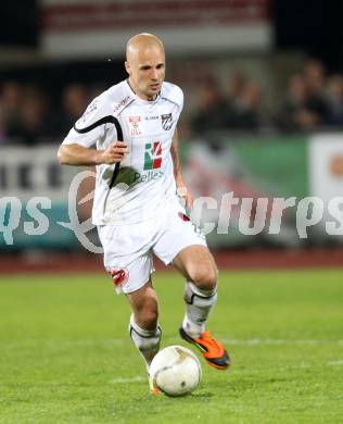 Fussball. Erste Liga.  WAC/St. Andrae gegen SCR Altach. Stephan Stueckler (WAC). Wolfsberg, 27.4.2012. 
Foto: Kuess

---
pressefotos, pressefotografie, kuess, qs, qspictures, sport, bild, bilder, bilddatenbank