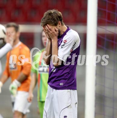 Fussball Regionalliga. SK Austria Klagenfurt gegen Wels FC. Boris Huettenbrenner (Austria Klagenfurt).  Klagenfurt, 25.4.2012
Foto: Kuess

---
pressefotos, pressefotografie, kuess, qs, qspictures, sport, bild, bilder, bilddatenbank