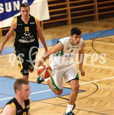 Basketball Kaerntner Liga. KOS Celovec gegen ABC Villach. Denis Kondic(KOS), (ABC Villach). Klagenfurt, am 4.5.2012.
Foto: Kuess
---
pressefotos, pressefotografie, kuess, qs, qspictures, sport, bild, bilder, bilddatenbank