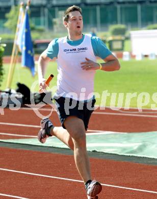 Leichtathletik. Eroeffnung Leopold Wagner Arena. Neue Leichtathletikanlage. Paul Eggenberger. Klagenfurt, am 5.5.2012.
Foto: Kuess
---
pressefotos, pressefotografie, kuess, qs, qspictures, sport, bild, bilder, bilddatenbank