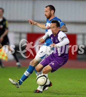 Fussball Regionalliga. VSV gegen SK Austria Klagenfurt. Rok Pavlicic,  (VSV), Matthias Dollinger (Austria Klagenfurt).  Villach, 11.5.2012
Foto: Kuess

---
pressefotos, pressefotografie, kuess, qs, qspictures, sport, bild, bilder, bilddatenbank