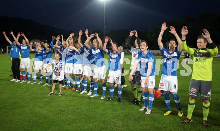 Fussball Regionalliga. VSV gegen SK Austria Klagenfurt. Torjubel VSV..  Villach, 11.5.2012
Foto: Kuess

---
pressefotos, pressefotografie, kuess, qs, qspictures, sport, bild, bilder, bilddatenbank