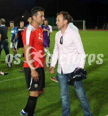 Fussball Regionalliga. VSV gegen SK Austria Klagenfurt. Tormanntrainer Heinz Weber (VSV), Trainer Dietmar Thuller (Austria Klagenfurt).  Villach, 11.5.2012
Foto: Kuess

---
pressefotos, pressefotografie, kuess, qs, qspictures, sport, bild, bilder, bilddatenbank