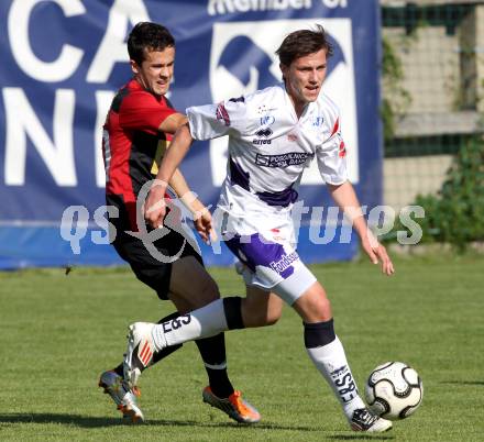 Fussball Regionalliga. SAK gegen LASK Amateure. Darjan Aleksic, (SAK), Marco Koller (LASK). Klagenfurt, 15.5.2012.
Foto: Kuess
---
pressefotos, pressefotografie, kuess, qs, qspictures, sport, bild, bilder, bilddatenbank