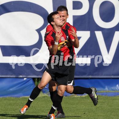 Fussball Regionalliga. SAK gegen LASK Amateure. Torjubel Marco Koller (LASK). Klagenfurt, 15.5.2012.
Foto: Kuess
---
pressefotos, pressefotografie, kuess, qs, qspictures, sport, bild, bilder, bilddatenbank