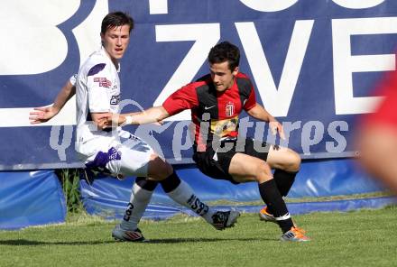 Fussball Regionalliga. SAK gegen LASK Amateure. Darjan Aleksic,  (SAK), Marco Koller (LASK). Klagenfurt, 15.5.2012.
Foto: Kuess
---
pressefotos, pressefotografie, kuess, qs, qspictures, sport, bild, bilder, bilddatenbank